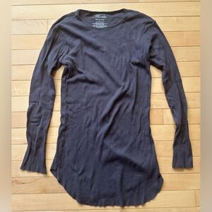 Awake women's long sleeve top in gray